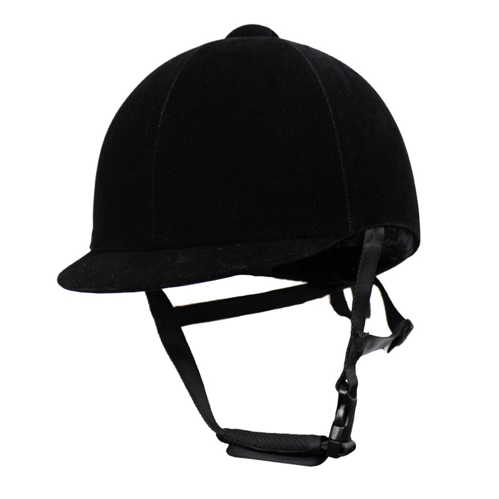 Horse Riding Safety Helmet Equestrian Sport Schooling Protective Head Gear: L Black