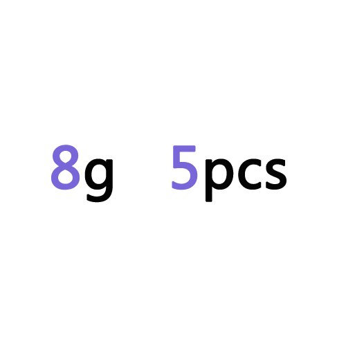 Anzuelo de plomo de 1g-50g, Conector de gancho de cambio rápido, línea de apertura de la boca, peso de plomo, aparejos de pesca de balsa dividida: 8g-5pcs