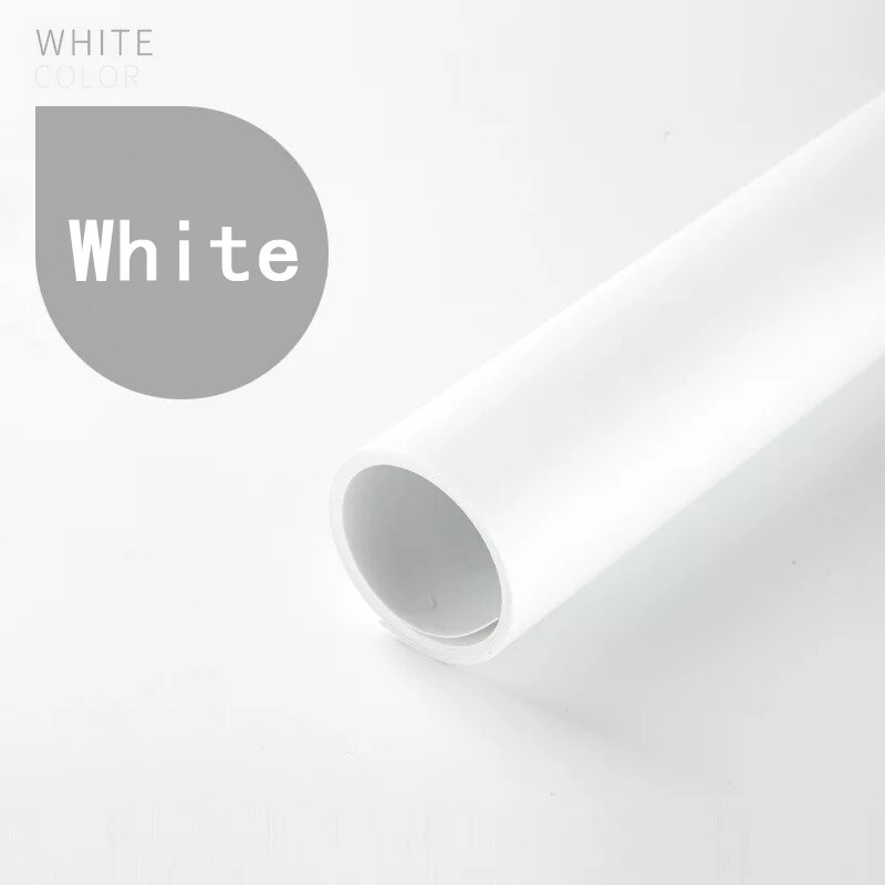Foto Studio 60 × 130 Cm Pvc Achtergrond Fotografie Props Waterdicht En Stofdicht Kleur Dubbelzijdig Camera Foto Achtergrond studio: 50x50 cm / WHITE
