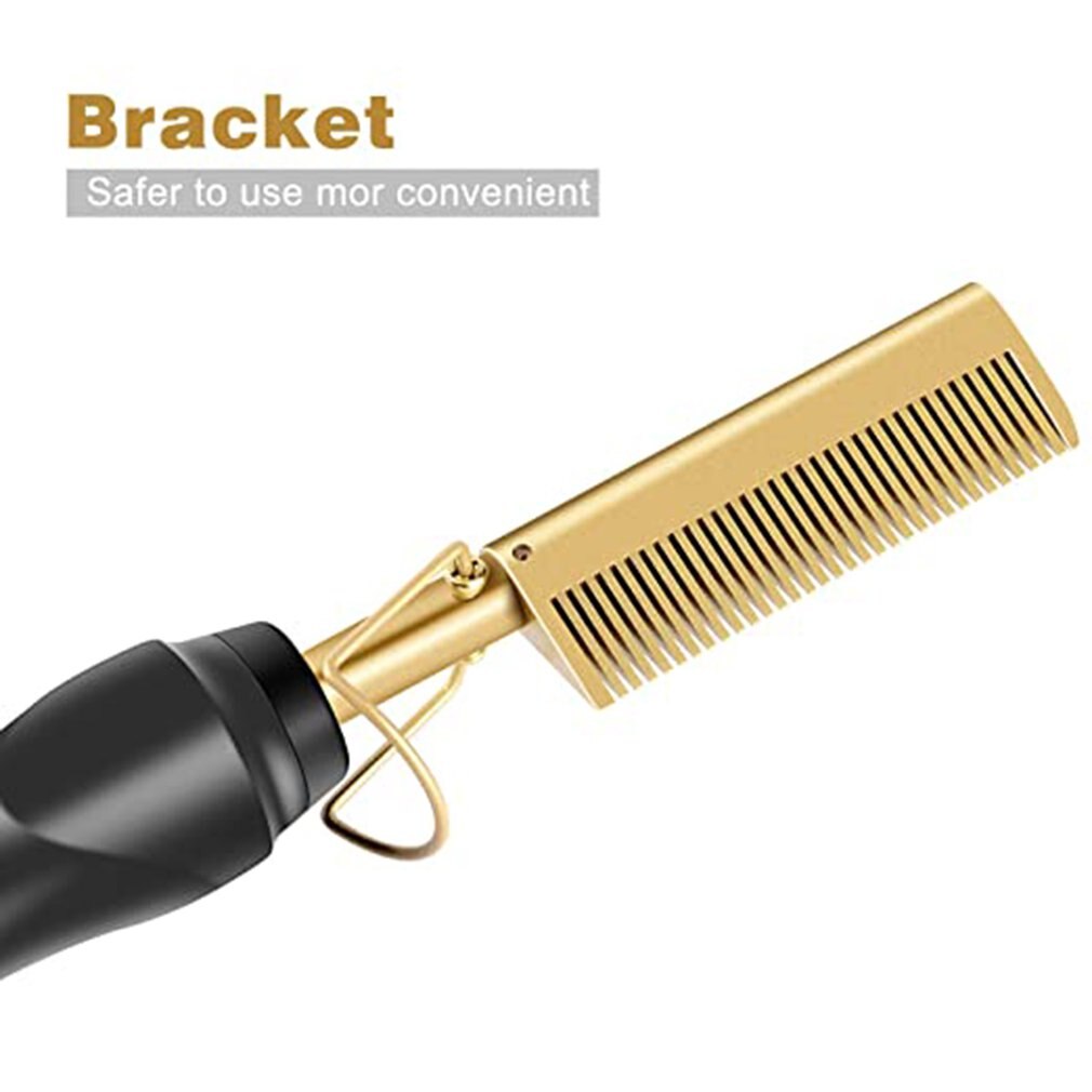 2 in 1 Electric Hair Curler Wet And Dry Hair Curler Household Volume Straight Multi-function Bangs Electric Coil Comb