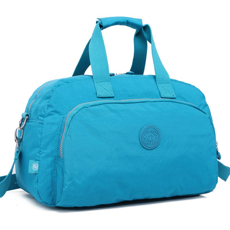 Lässige tragetaschen, nylon-schultertaschen, wochenendtaschen, umhängetaschen für herren, damengepäck, handgepäck, reisetaschen: Seeblau