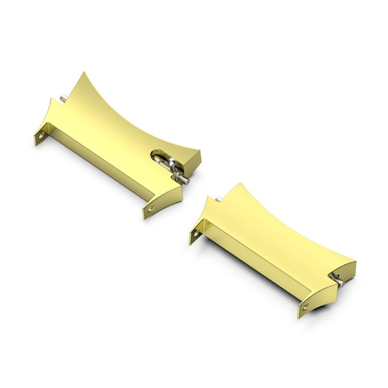 Connecteur en métal pour Samsung Galaxy Watch 4, adaptateur en acier inoxydable, classique, 40mm, 44mm, 42mm, 46mm, accessoires: gold / Galaxy Watch 4 40mm