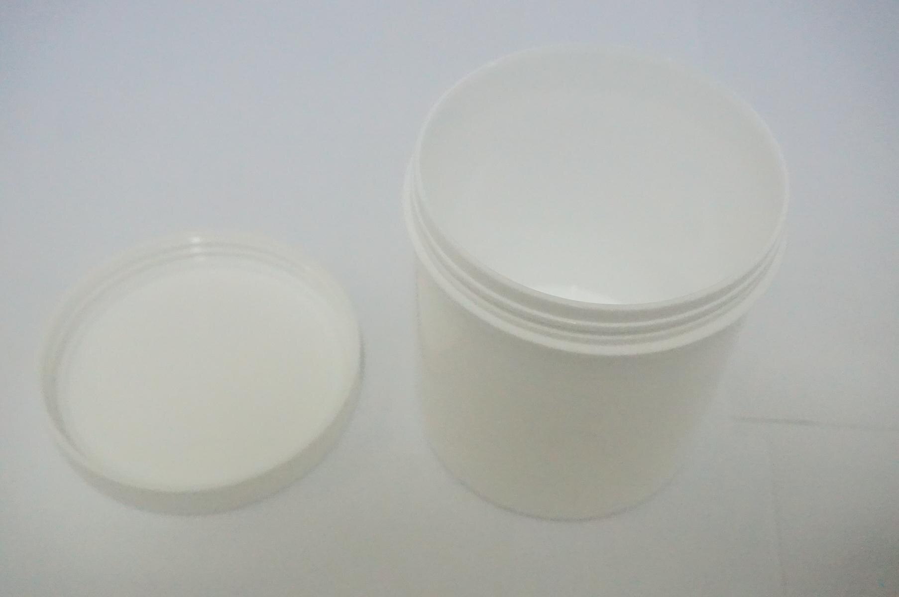 300ml White plastic Bottle Reagent Bottle Sample Vials Screw Cap Screw On Cover Straight Wide Mouth