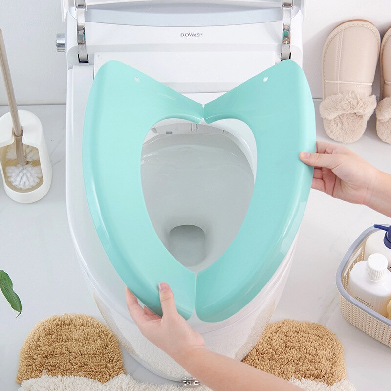 Reizen Toilet Seat Mat Vouwen Potje Seat Pad Mat Waterdicht Herbruikbare Volwassen Toilet Seat Deksel Cover Sanitair Toliet Seat Cover