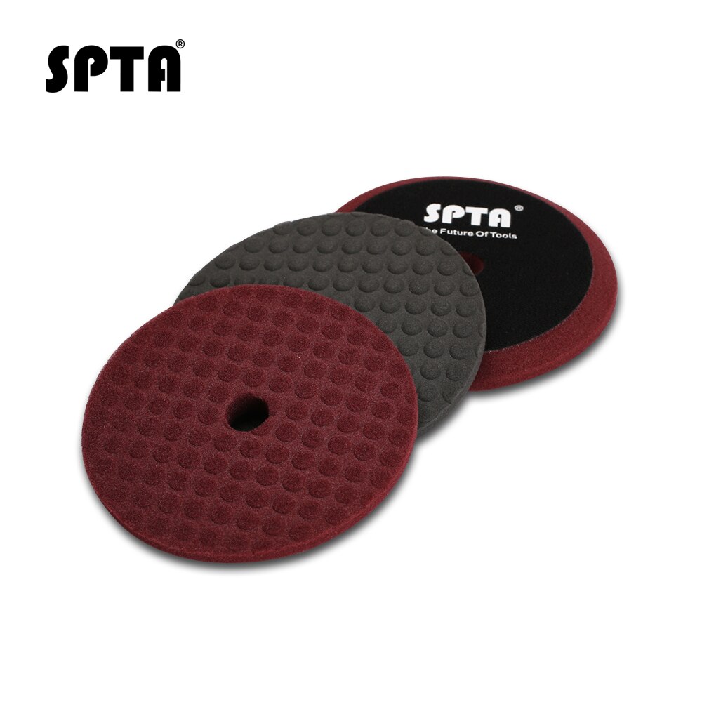 SPTA-disque à polir, 6 pouces, en forme de T, pour polisseuse, 5 pouces, tampon éponge à polir douce remplaçable,: 2Pcs Mix Color Sets / 2Pcs