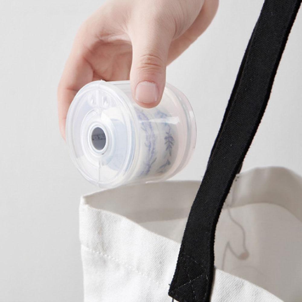 Simple Washi Tape Dispenser Office Supplies Transparent Tape Holder Diytape Peripheral Tool Kawaii Japanese Stationery