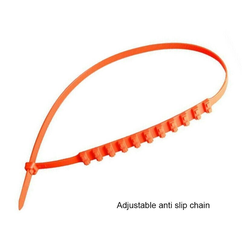 Cadenas antideslizantes para neumáticos de nieve, 10 Uds., bridas para ruedas de coche y camión, 22 pulgadas, piezas de accesorios