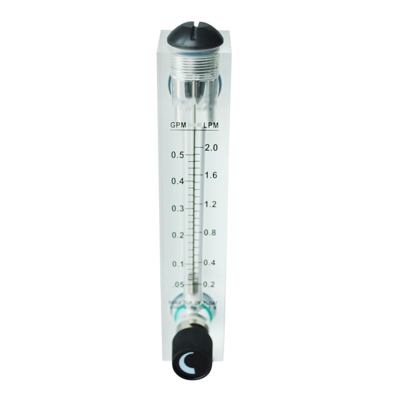 1/2" PT Thread 0.05-0.5GPM 0.2-2LMP Water Liquid Flow Meter Flowmeter: Default Title