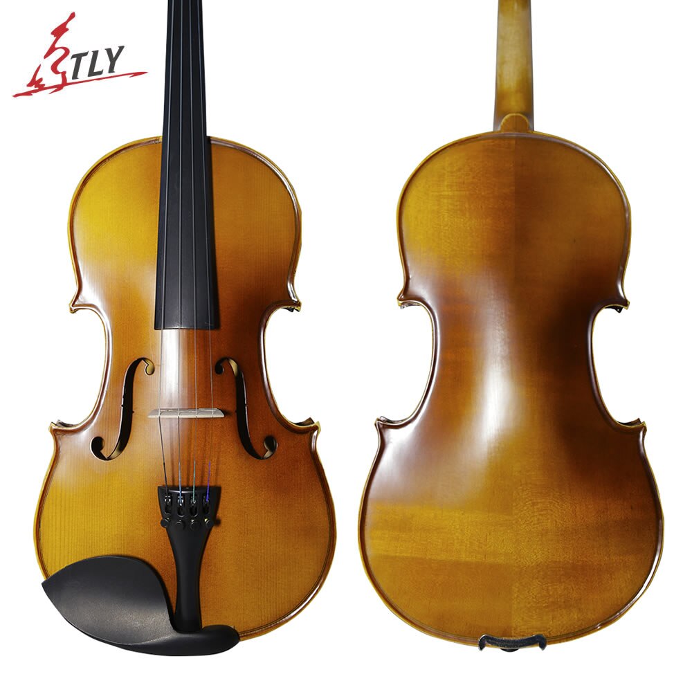 Tongling Maple Matte Viool Violino Fiddle 4/4 3/4 Beginner Muziekinstrument Met Volledige Set Accessoires Case Bow Strings