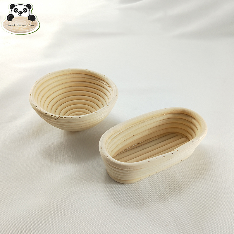 Cesta de pan de masa fermentada, sustituto de la masa fermentada, banneton, cuenco para pan, cesta redonda para pan, cesta de pan blanco
