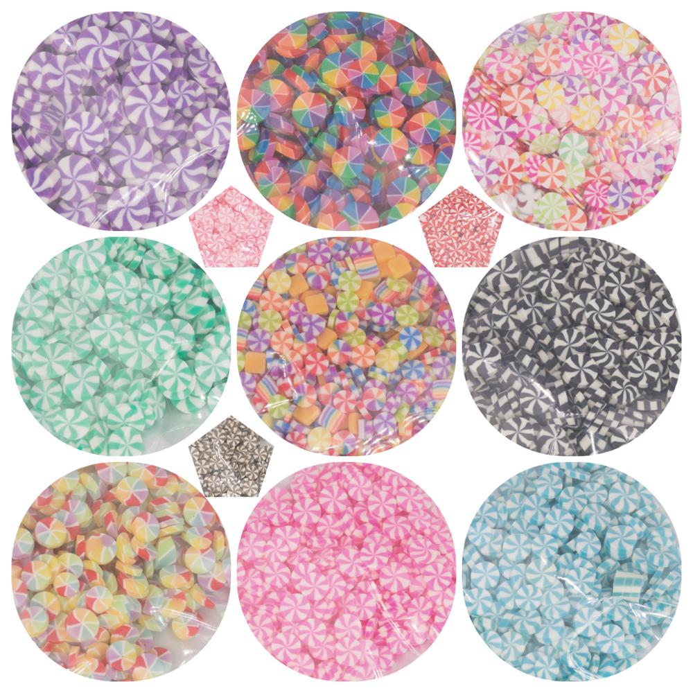 30g doux polymère argile tranches noël bonbons arrose pour Slimes remplissage charmes moelleux boue remplissage bricolage artisanat accessoire