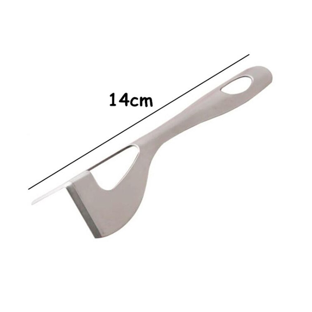 1PC 14cm Stainless Steel Cheese Cutter Slicer Food Grade Cheese Butter Cutter Cake Spatula Cheese Tool 45gA