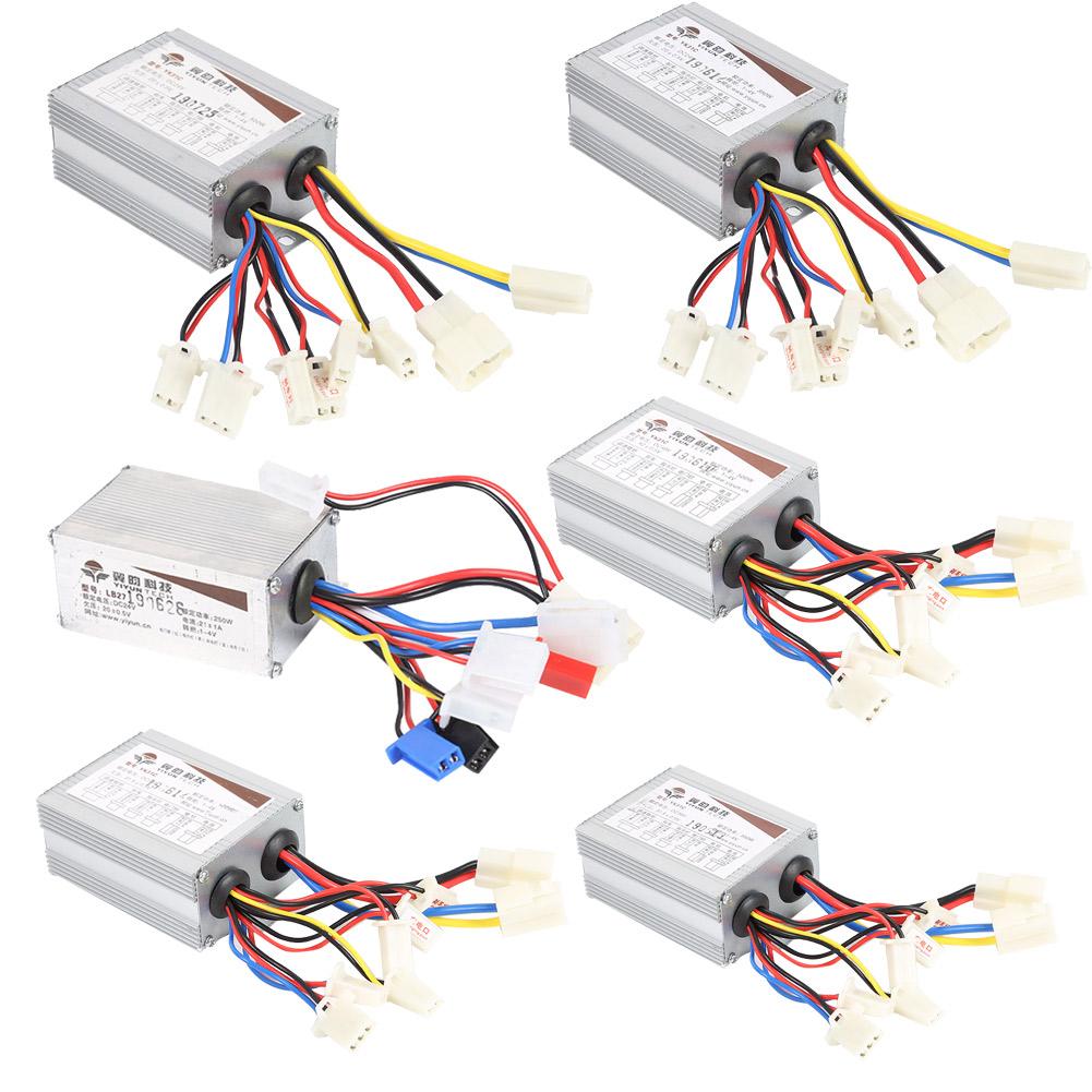 DC 24V Outdoor Electric Vehicle Accessories Brushed Motor Controller Box Reliability for Electric Vehicle Tricycle Parts
