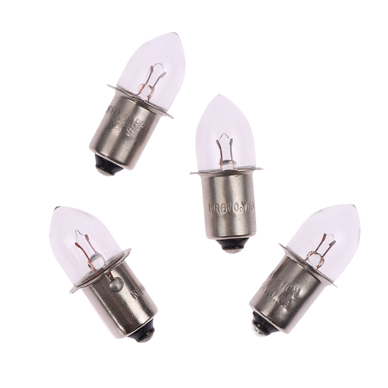 Bombilla de Base práctica p13.5S, linterna de estilo antiguo de 2,4 V, 3,6 V, 4,8 V, 6V, 7,2 V, 0.4A, 0.5A, 0.75A, Bombilla de Lámpara de trabajo