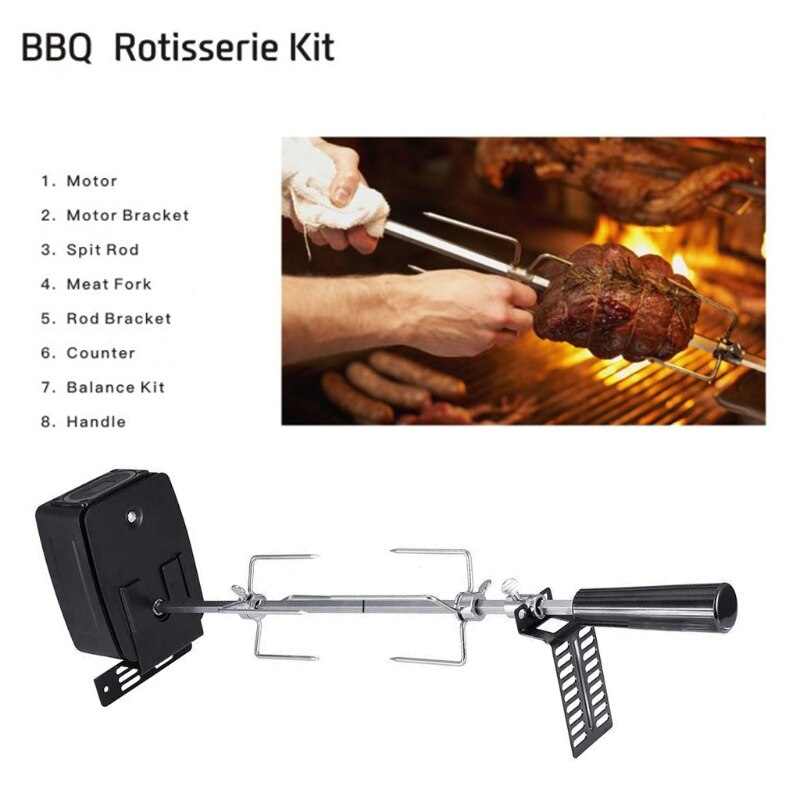 Portable Electric Barbecue Grill Stainless Steel BBQ Tool Kits for Outdoor Cooking Camping Hiking Picnics Backpacking