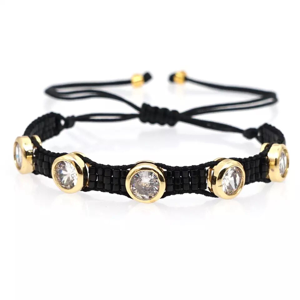 Zhongvi Mexico Armband Armbanden Voor Mannen Crystal Pulseras Mujer Moda Vrouwen Sieraden Armband: 3