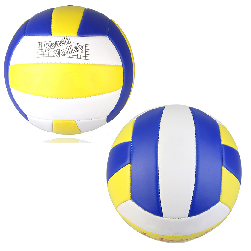1 stk standard størrelse 5 volleyball pu læder match volleyball indendørs udendørs træningskugle soft touch beachvolleyball