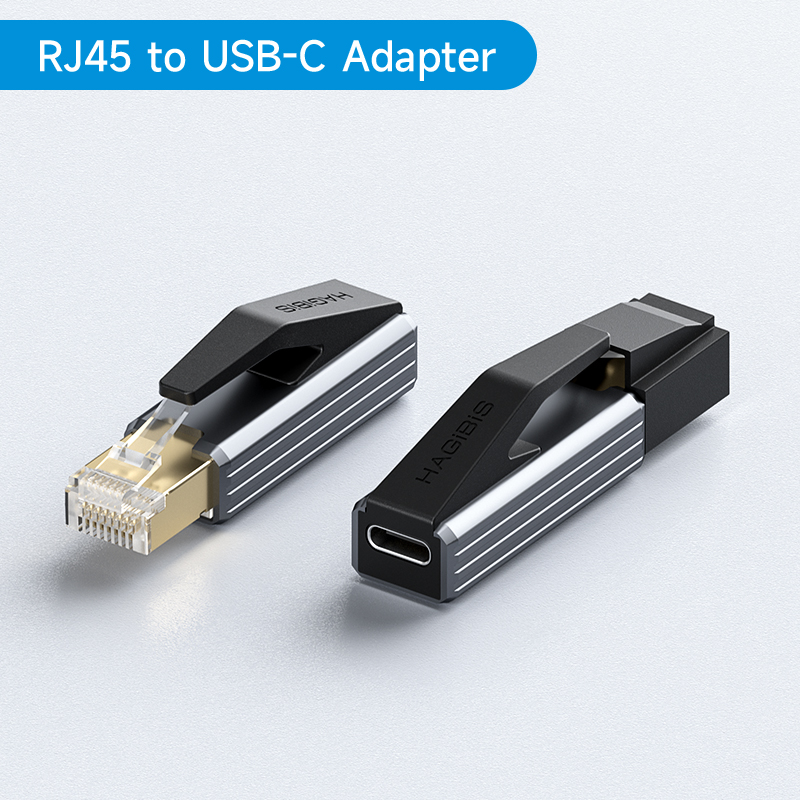 Hagibis usb-c to ethernet adapter , 1 gbps, gigabit usb-c female to  rj45- males, network converter for macbook pro, iphone 16 , ipad, xps: Default Title