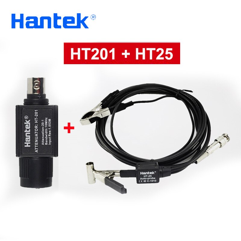 Tensor para Hantek 1008C, osciloscopio HT201 20:1, atenuador pasivo 300V Max para Pico Signal, HT25: Default Title