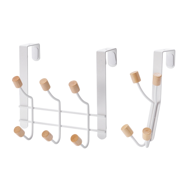 69HF Stainless Steel Door Back Hook Home Dorm Office Hotel Restaurant Hanging Hooks