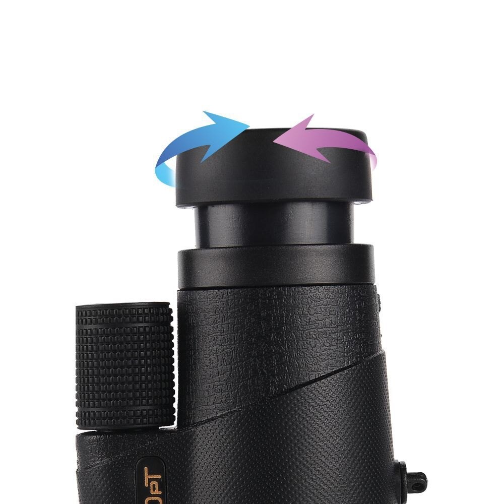 Wide Angle Waterproof 10x42 Monocular with Tripod and Adapter for Phone High Definition Full Multi Coating Telescope