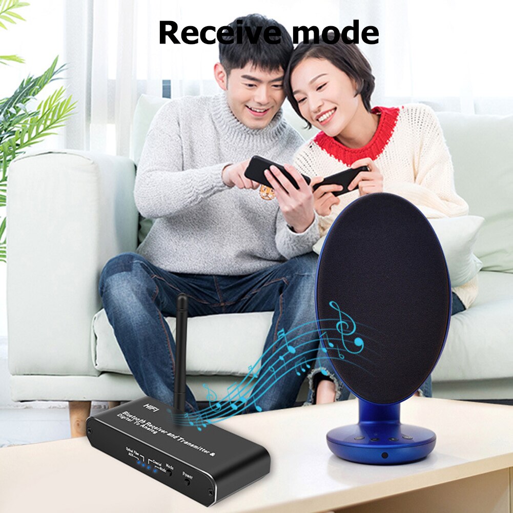 Dongle Music Adapter Transmitter Audio Receiver D09 Bluetooth 5.0 Receiver Transmitter Digital Optical Audio Converter