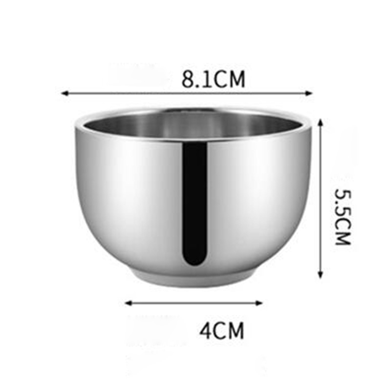 Stainless Steel Water Cups Double Layer Insulated Tea Cup Multifunctional Anti-scald Beer Cup: Ideal cup-b
