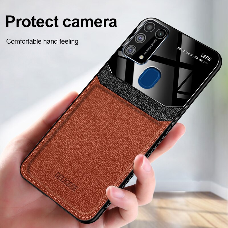 Чехол honor 9a przypadku skóry pleksi pokrywa ochronna dla huawei honor 9a coque fundas honor9a xonor 9a a9 moa-lx9 6.3''