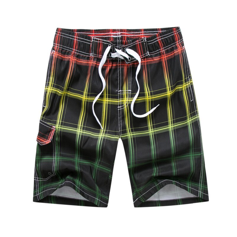 Plaid Print Zomer Strand Board Shorts Mannen Zwemmen Shorts Qiick Droog Badmode Bermuda Surf Suits Zwembroek Mannelijke Sport Shorts