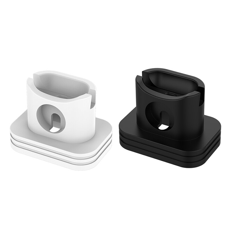 2 In 1 Charging Dock Station Charger For IWatch Soft Silicone Desk Charging Base Anti-Fall Stand Holder For AirPods Case Charger