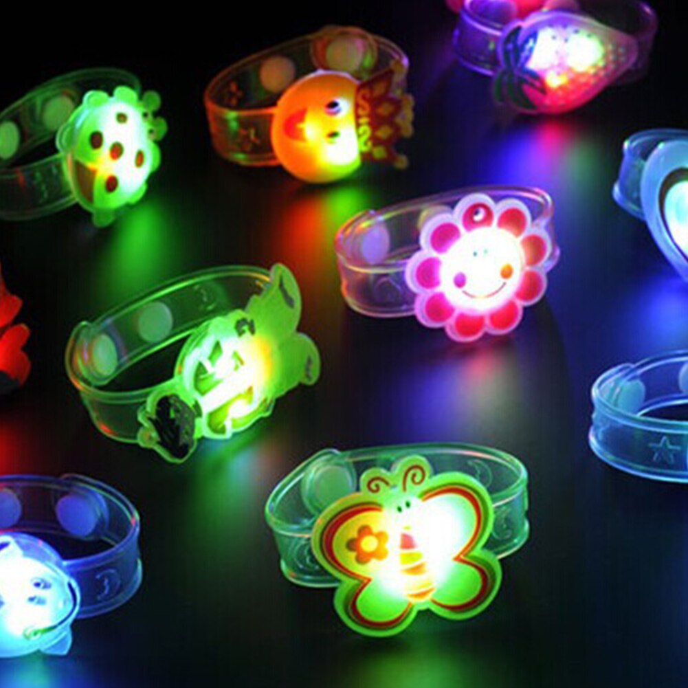 Kinder Spielzeug Blinklicht LED Armband Einstellbar Glowing Armband Party