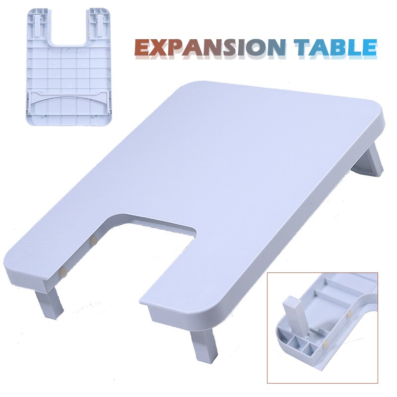 Sewing Machine Extension Table White Plastic Tool Folding Legs Do Not Take Up Space Household Expansion Board