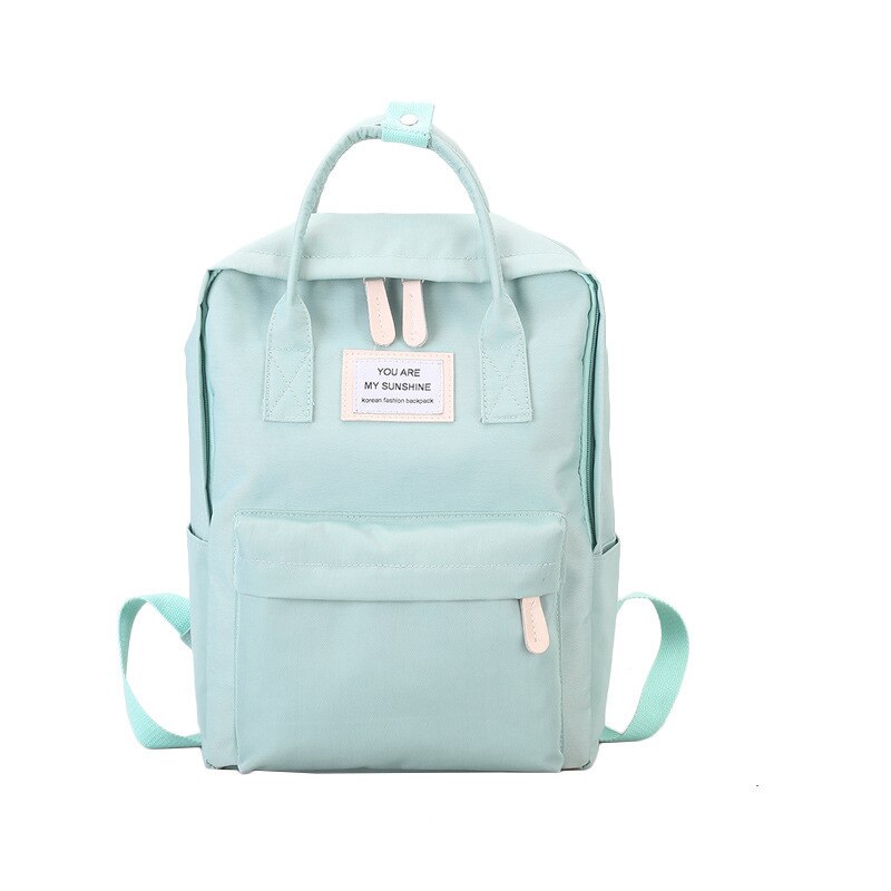 Mochila de lona para mujer , mochila impermeable de color caramelo para Chica adolescente, bolso escolar, mochila portátil grande bonita, mochila de de retazos: Borgoña