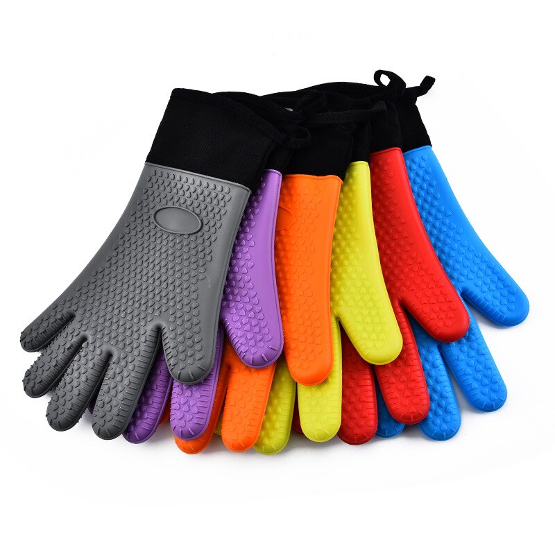 Gant isolant en Silicone, éponge en caoutchouc, épurateur ménager, outils de nettoyage de cuisine, directe