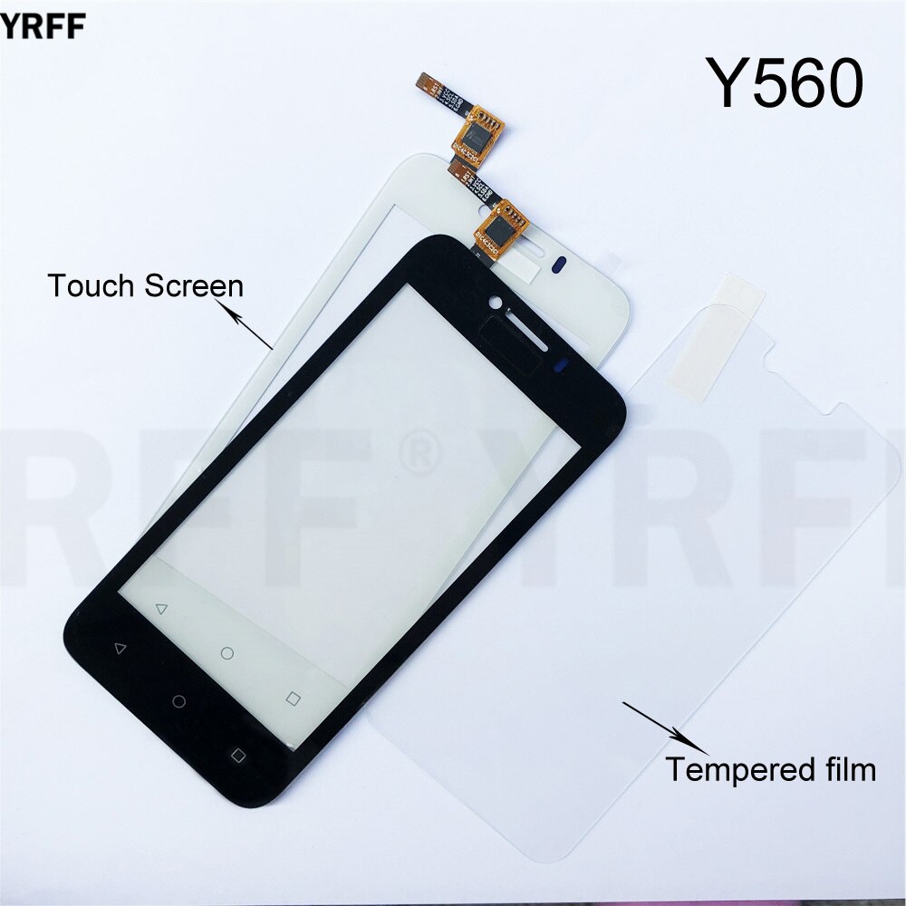 Touch Glass For Huawei Ascend Y530 Y540 Y541 Y560 Y625 Touch Screen Digitizer Pane Panel Replacement Free Tempered glass Film