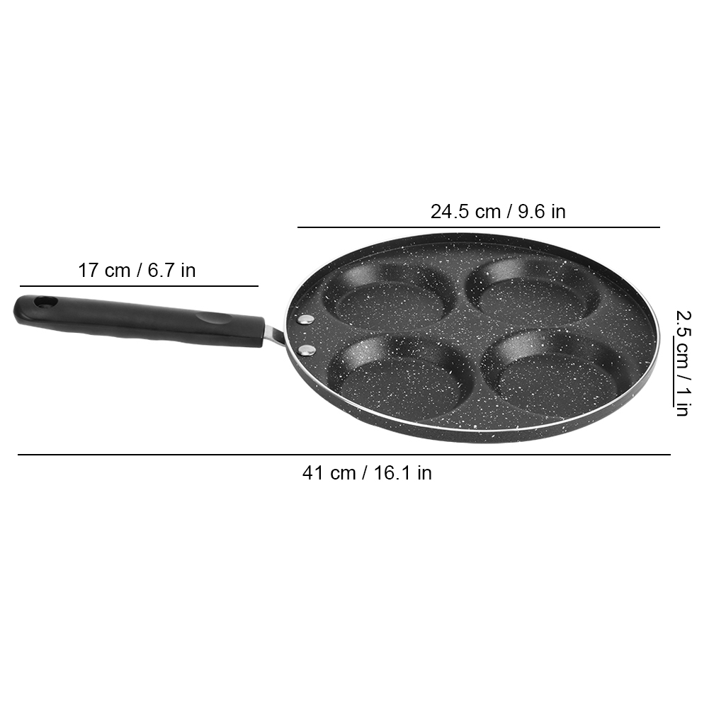 3/4 hullers stegepande fortykket omeletpande non-stick æg pandekage bøf pande madlavning æg skinke pander morgenmadsmaskine