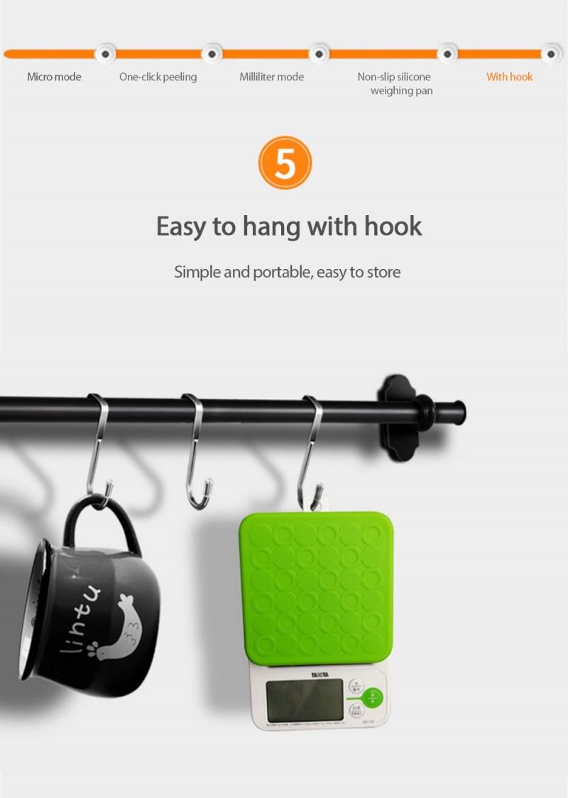 Kitchen Scales TANITA Food Scale Electronic Scale KD-192 (green) Measuring Tools Scales Kitchen Dining Bar Home