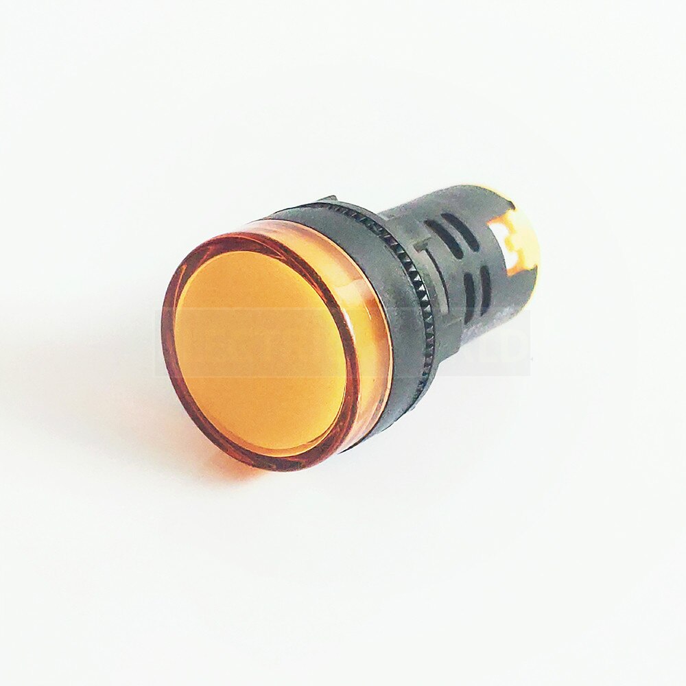 16mm plastic Indicator lights waterproof Signal lamp no wire 12V 24V 220v power signal lamp LED indication indicator light