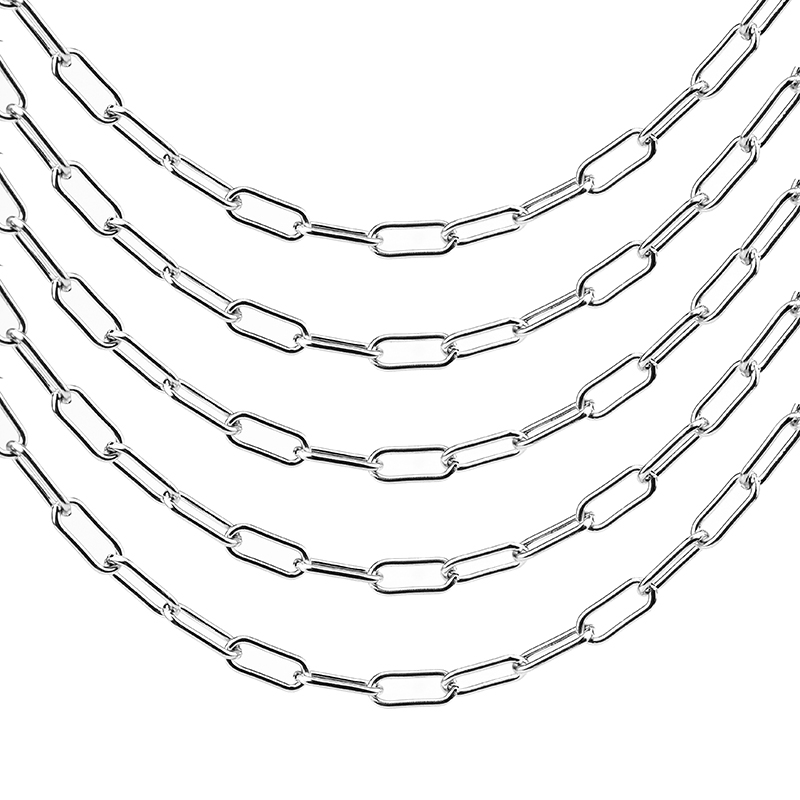 Do Not Fade Big Thick Chain Width Stainless Steel Cable Chains Findings DIY Jewelry Making Supplies Lots Bulk