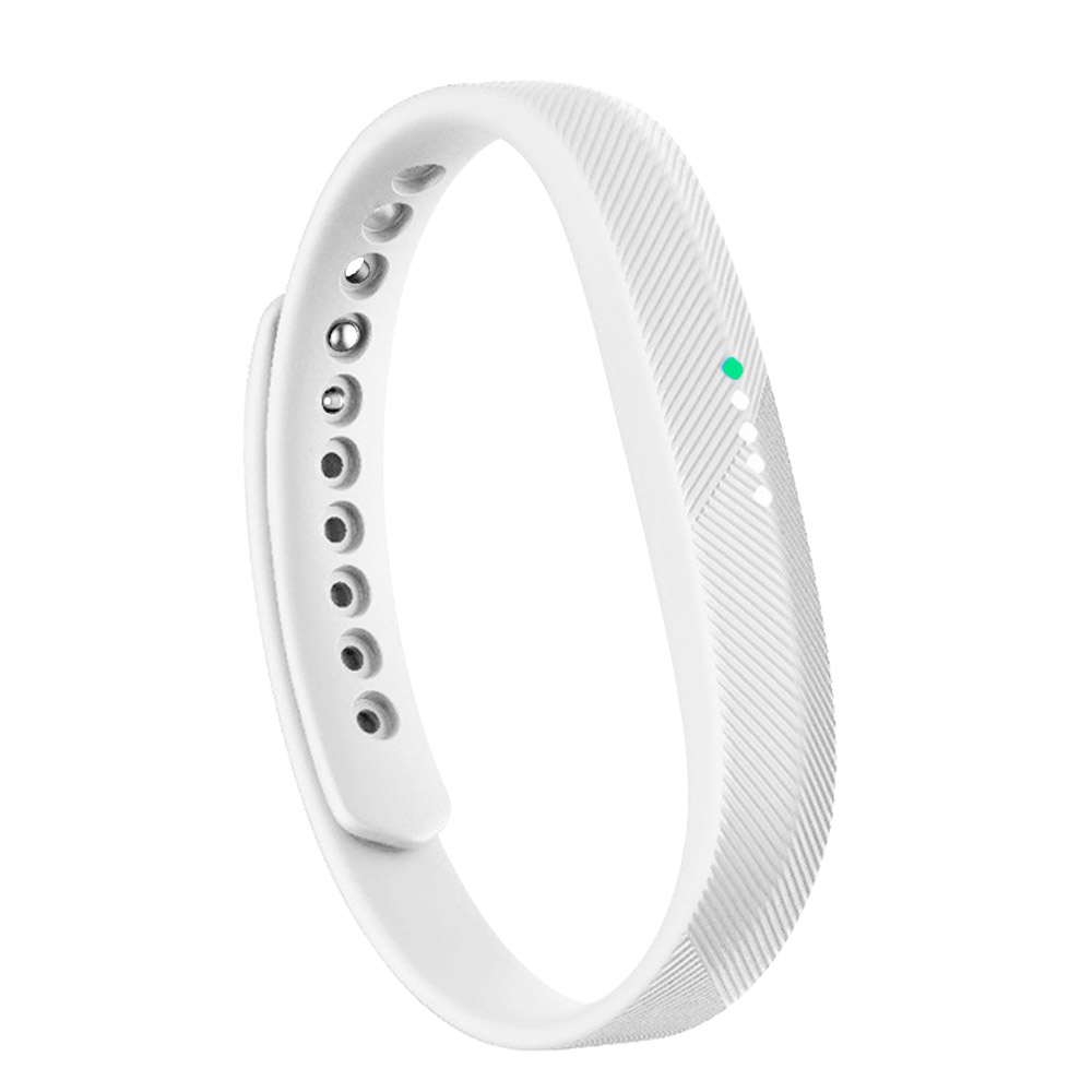 Rem för fitbit flex 2 armband sport klassisk fitness ersättningstillbehör handledsband för fitbit flex 2 rem: S / Vit