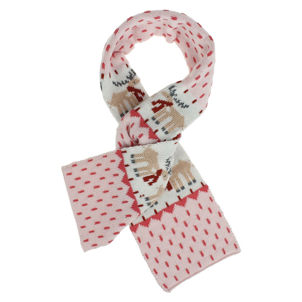 Écharpe en tricot avec motif de dinosaure brodé, pour enfants, garçons et filles, d'anniversaire de noël: 3