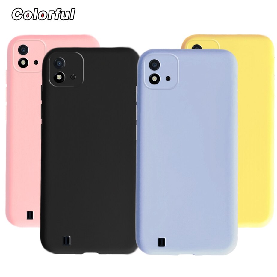 Coque Souple Pour Realme C20 Sof Mince Mignon Bonbons Téléphone Pour Oppo Realme C20 C 20 cas 6.5 ''RealmeC20 Pleine Coque Pare-chocs