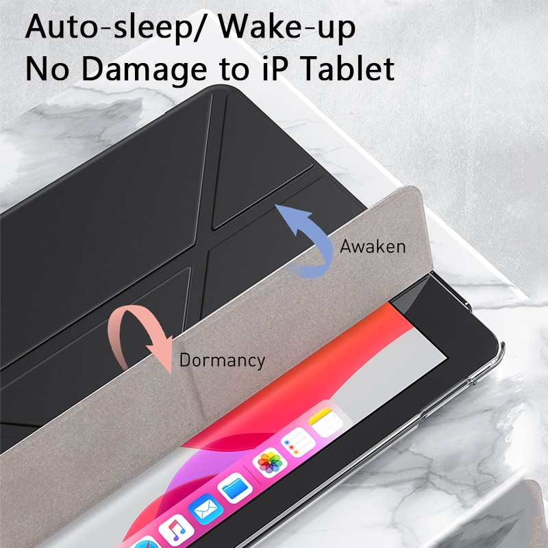 Baseus Smart Case for iPad 10.2" 7th Gen - Auto Sleep/Wake, Full Protection, Lightweight Stand