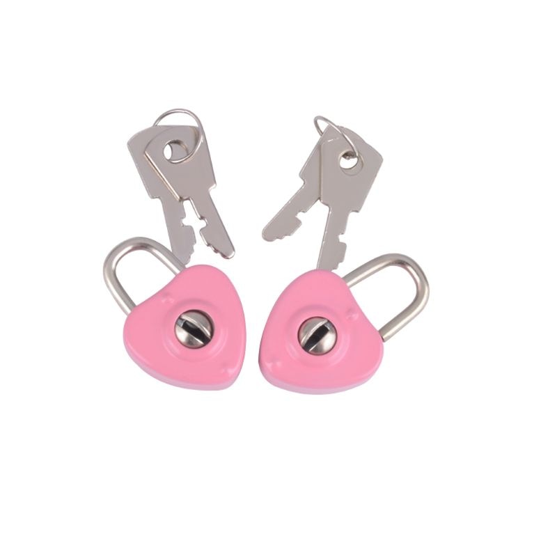 Mini Padlocks Key Lock With Key Luggage Lock for Zipper Bag Backpack Craft Diary