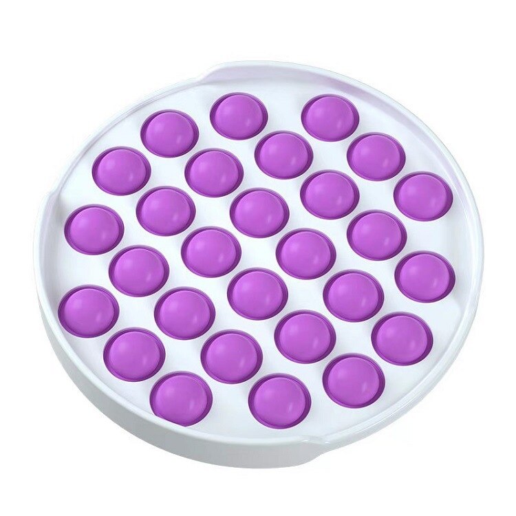 Colorful Fidget Push Pops Bubble Sensory Squishy Stress Reliever Autism Needs Anti-Stress Pop-It Rainbow Adult Children Toys: 6