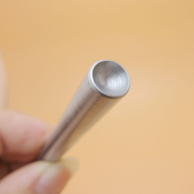 Mushroom Overkoepelde Snap Klinknagel Vaststelling Punch Tool Staal Spike Studs Instellen Handgereedschap