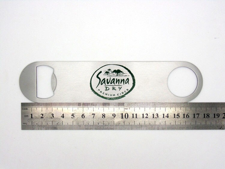 Stainless steel double round head Tablet bottle opener Strip beer can opener beer tools