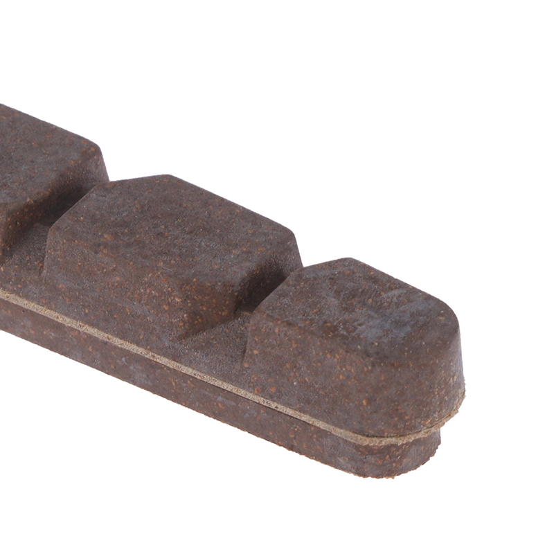 Almohadilla de freno de llanta de carbono para bicicleta de carretera, accesorios de piezas de rueda de bicicleta plegable, zapatos de bloque de madera de corcho C V MTB BMX, 2 piezas