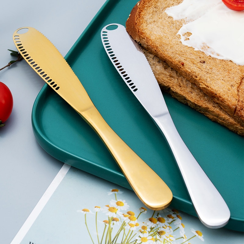 1 Pc Boter Mes Roestvrij Staal Keuken Kaas Mes Dessert Gereedschap Jam Strooier Gebruiksvoorwerp Bestek Dessert Gereedschap Voor Toast