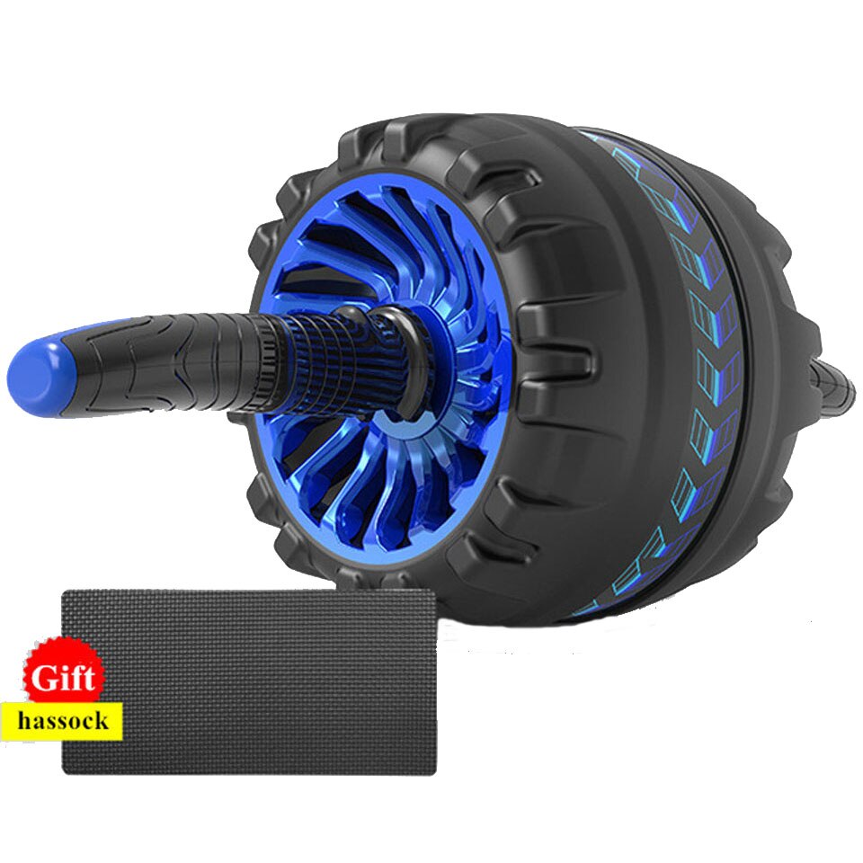 Rueda de rodillo Abdominal, equipo de ejercicio muscular, herramientas de ejercicio para brazo, cintura y pierna: Blue